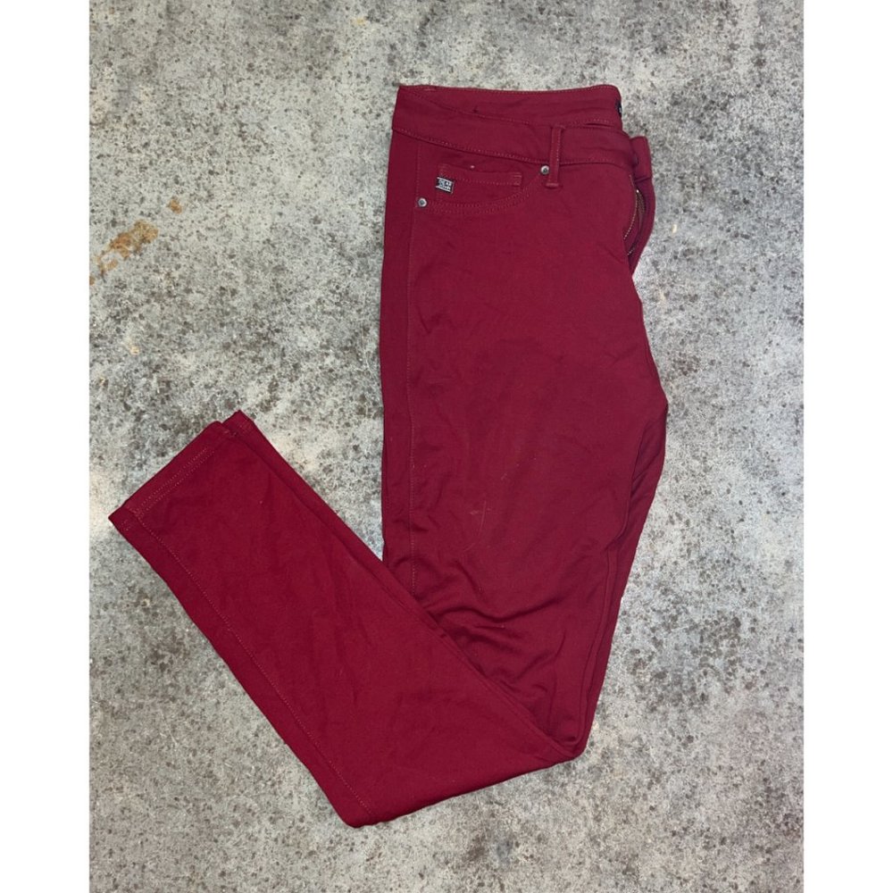 Dear John Deep Red Colored Skinny Pants Size 30